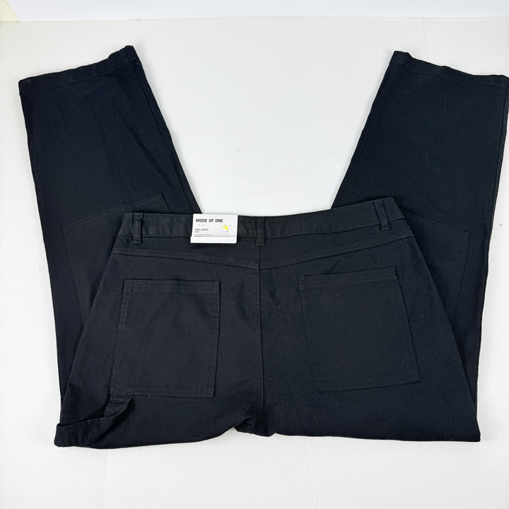 Translation missing: en.Mode of One Men's Twill Utility Pants 36X31 Deep Black Relaxed Stretch Fit