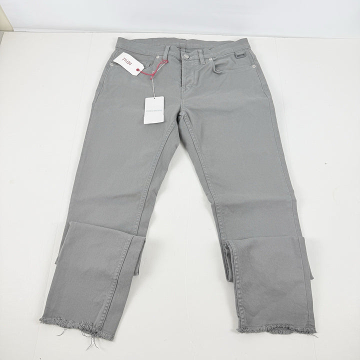 Translation missing: en.ZADIG &amp; VOLTAIRE Frayed Jeans Grey- Size 30/29