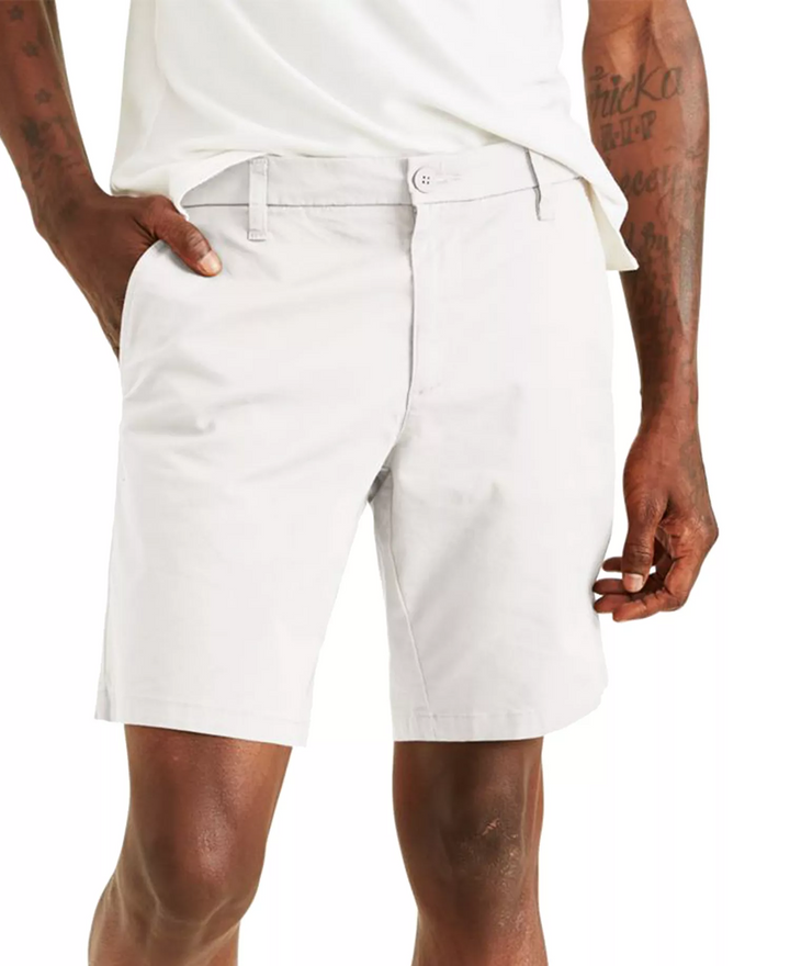 Translation missing: en.Dockers Men's Ultimate Supreme Flex Stretch Solid 9.5" Shorts Paper White-34W