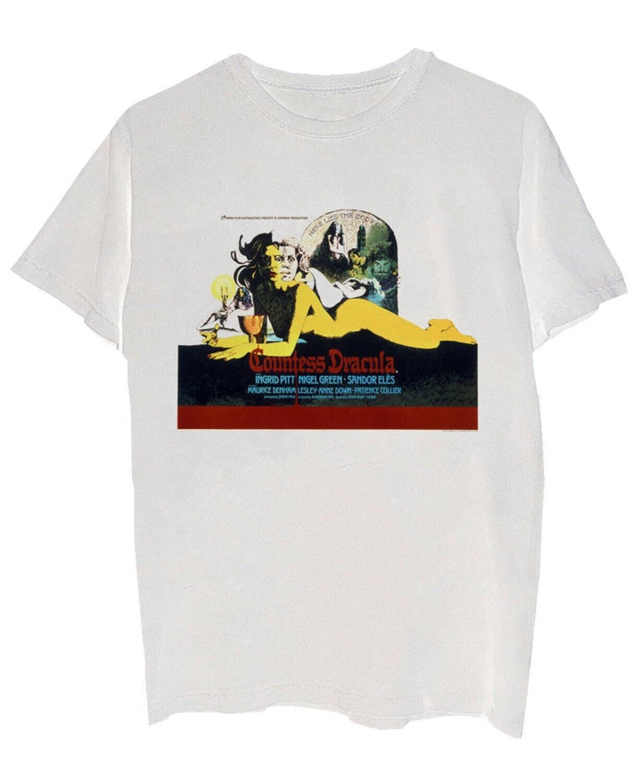 Translation missing: en.Merch Traffic Horror Of Dracula Men's Graphic T-Shirt White XL
