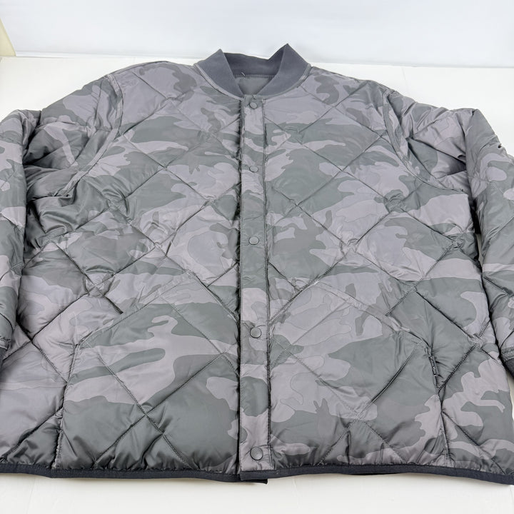 Translation missing: en.Calvin Klein Men's Quilted Jacket Size 2XL Black/Camo Reversible Windbreaker