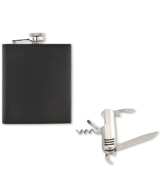 Translation missing: en.Perry Ellis Portfolio Flask with Multi-Tool Gift Set