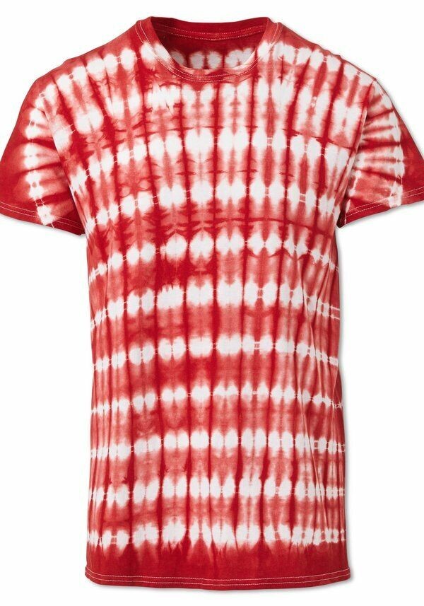 Translation missing: en.Studio 189 Men's Hand Batik All Cotton Ayumi Tee in Red-Size Medium
