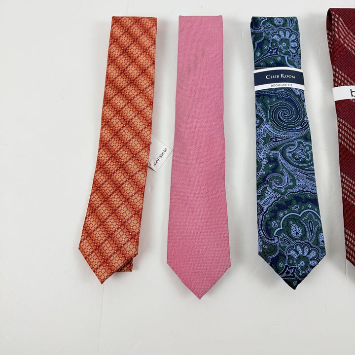 Translation missing: en.Tommy, Calvin Klein, PE, MK Lot of 5 Premium Silk Polyester Ties Assorted-OS