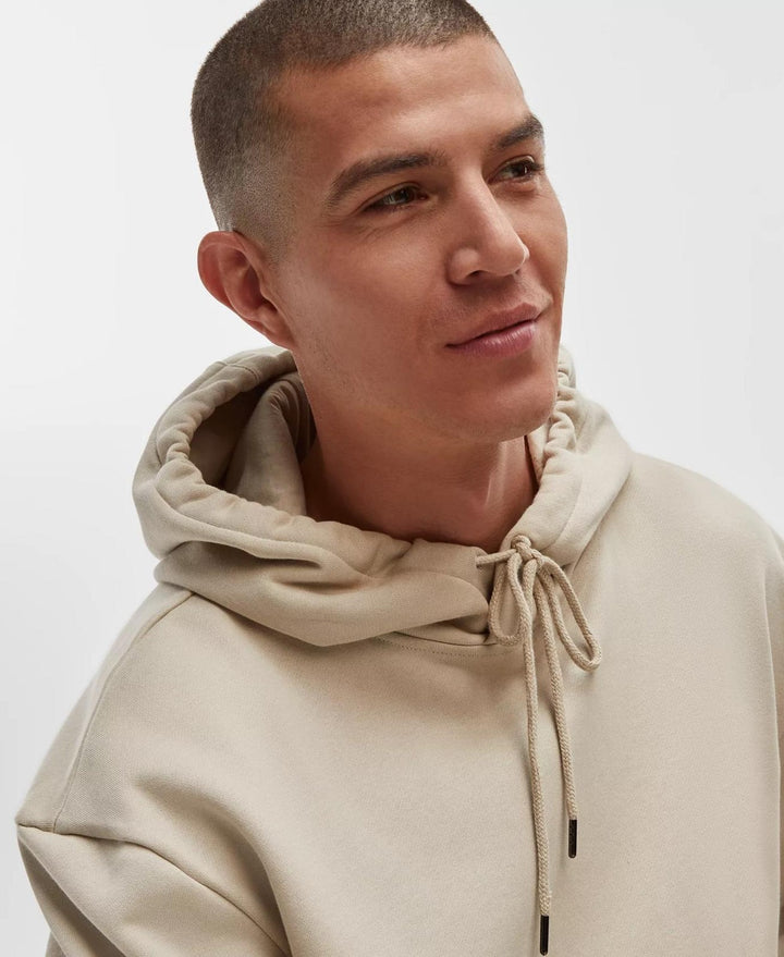 Translation missing: en.Mode Of One Hoodie Dark Ecru Size 2XL Men's Relaxed-Fit Fleece Kangaroo Pocket