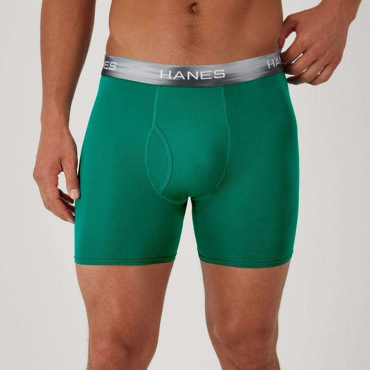 Translation missing: en.Hanes Men's Classics Ultimate X-Temp 4Pk Mesh Boxer Briefs Asst-Small 28-30W