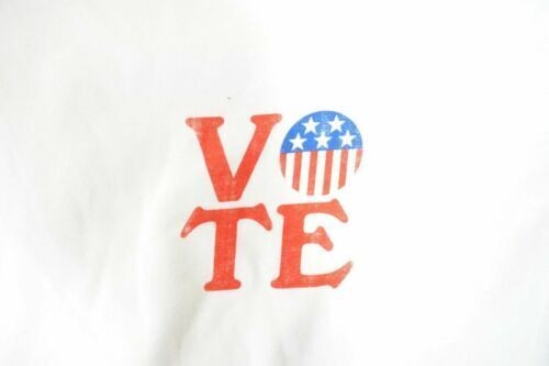 Translation missing: en.Kid Dangerous Men's Vote Flag Tee in White-Size Large