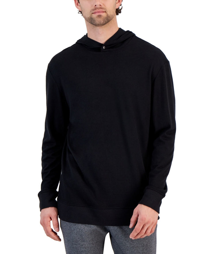 Translation missing: en.Alfani Men's Refined Hoodie Deep Black-Small