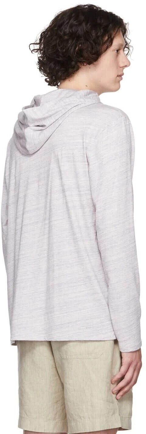 Translation missing: en.Vince Men's Space Dye Cotton Hoodie in Pale Purple-XL