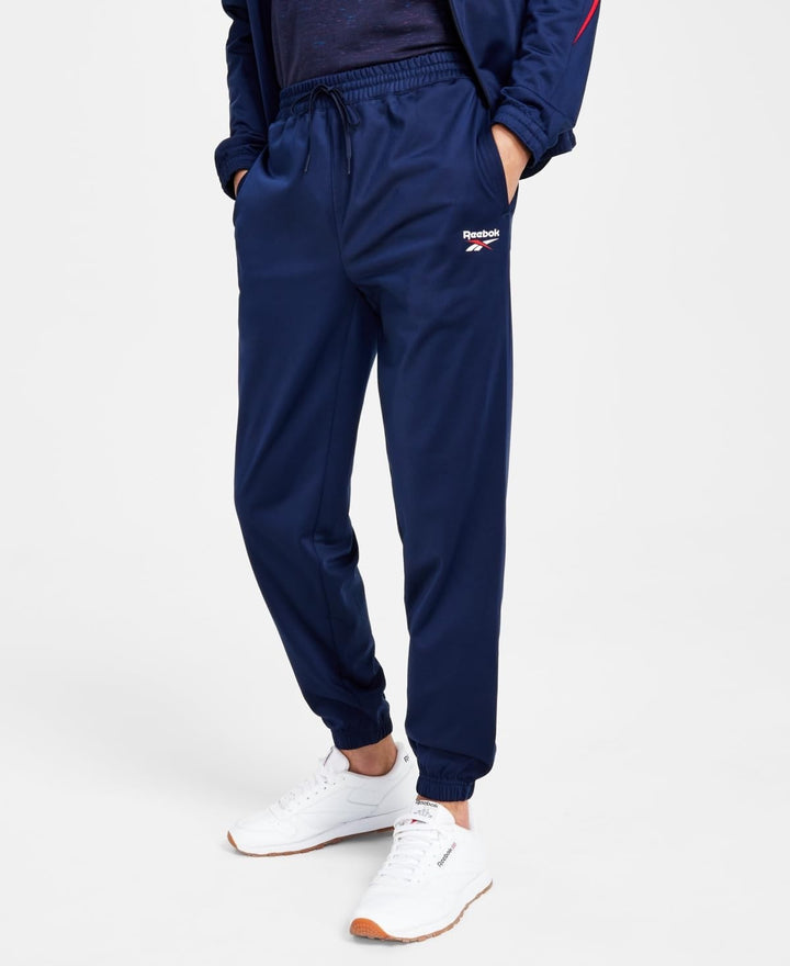 Translation missing: en.Reebok Men's Identity Track Pants Size XL Vector Navy Red White Elastic Waist