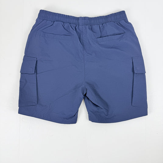 Translation missing: en.AGTAWH Cargo Shorts Size XL Blue Nylon Zipper Pockets 7 in Inseam