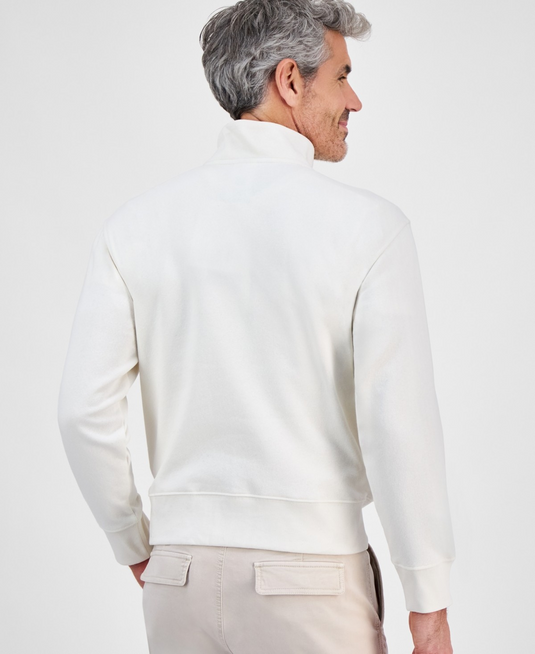 Translation missing: en.The North Face Mens Evolution Quarter-Zip Sweatshirt Cotton Blend White Dune-2XL