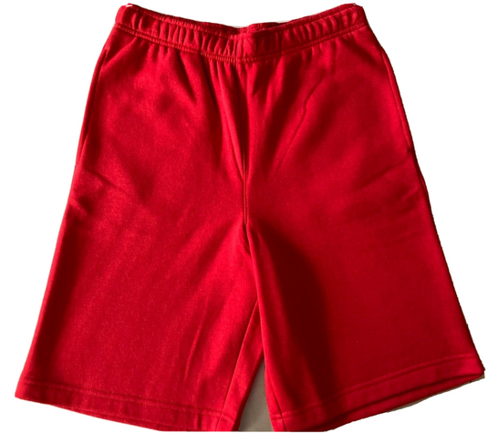 Translation missing: en.Id Ideology Men's Fleece Shorts in Licorice Red-Small