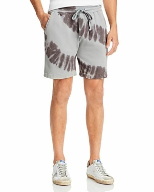 Translation missing: en.Original Paperbacks Brandeis Tie Dye 8" Lounge Shorts in Grey Gunmetal-Large