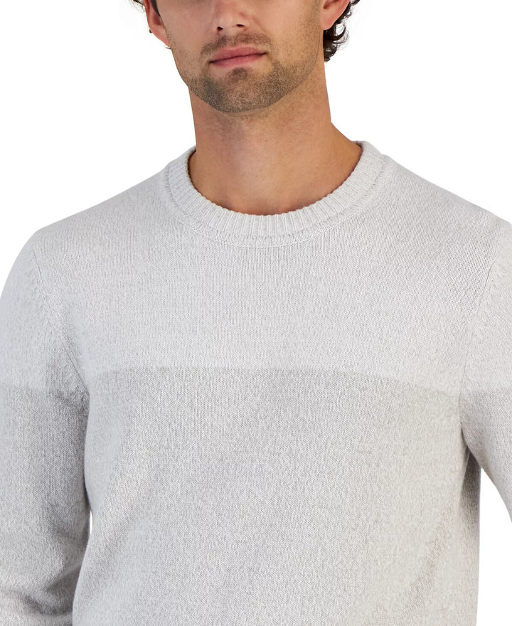 Translation missing: en.Alfani Men's Trilogy Striped Crewneck Sweater Bright Plane - XL
