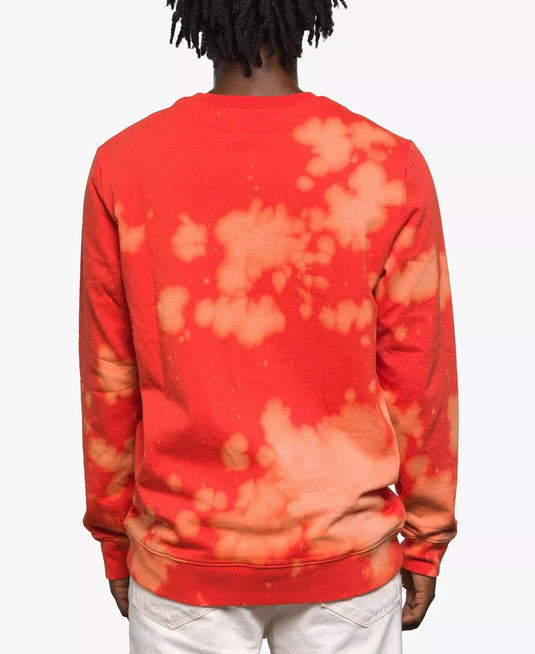 Translation missing: en.Junk Food Men's King of Beers Long Sleeve Crew Neck Fleece Sweater Red-Small