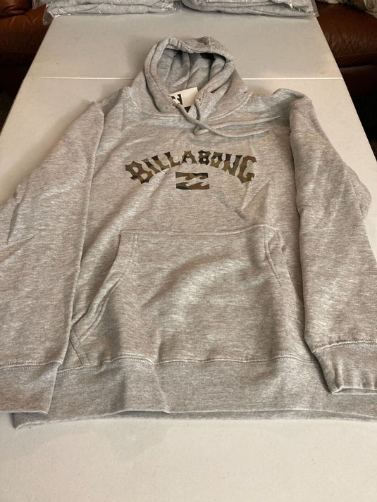 Translation missing: en.Billabong Premium Men's Arch Fill Hoodie in Gray Heather ABYFT00283-Medium