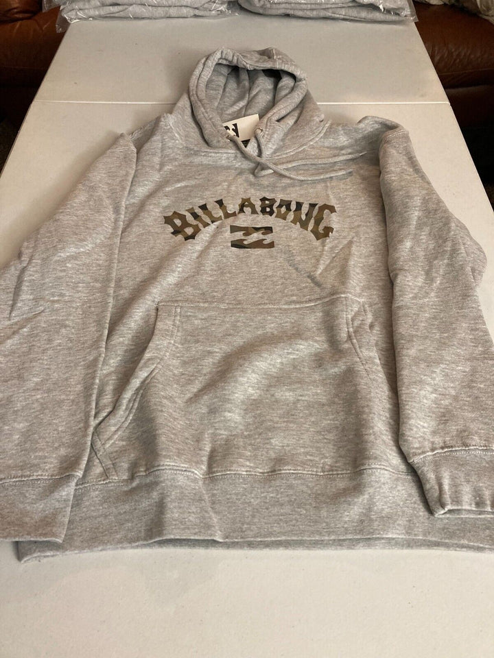 Translation missing: en.Billabong Premium Men's Arch Fill Hoodie in Gray Heather ABYFT00283-Medium