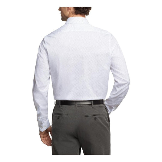 Translation missing: en.Van Heusen Men's Regular-Fit Wrinkle-Free Dress Shirt Pink Pearl-15-15.5 34/35