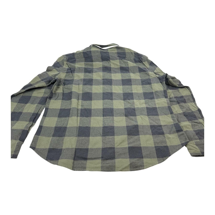 Translation missing: en.Bonobos Flannel Shirt Olive Green Buffalo Plaid Size XL Mens Slim-Fit