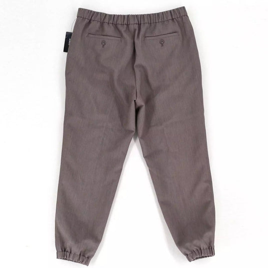 Translation missing: en.Alfani Men's Regular-Fit Stretch Pleated Joggers Bolgio Taupe Heather-Small