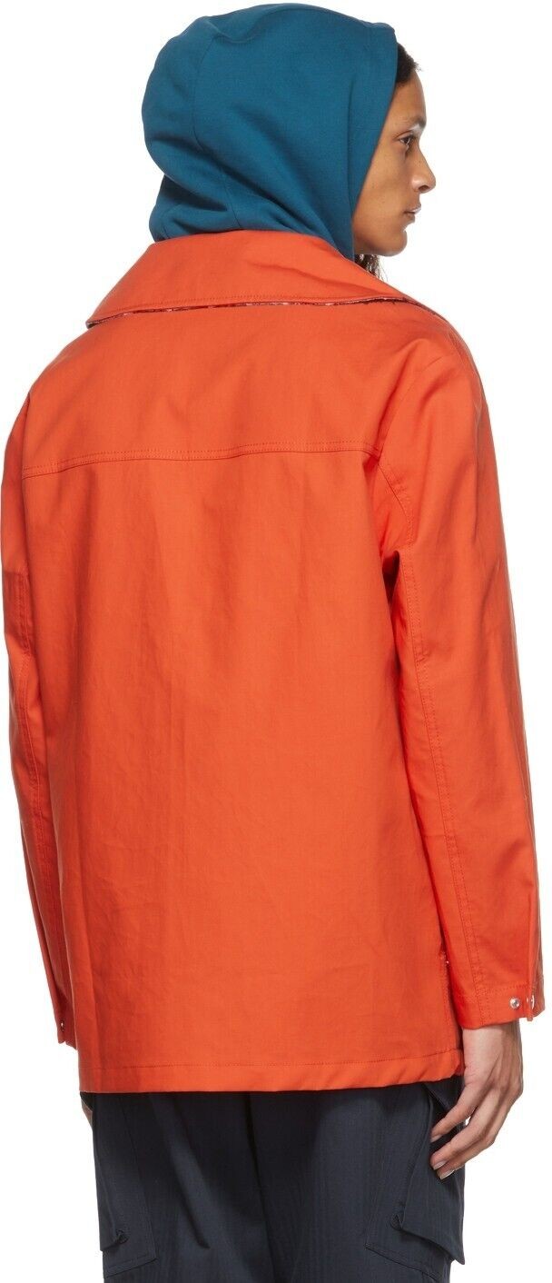 Translation missing: en.Kenzo Men's Mid Length Poppy Coat in Poppy Orange-Medium