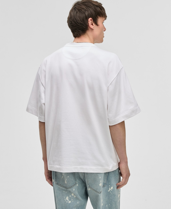 Translation missing: en.Mode of One Men's Short-Sleeve Relaxed-Fit Mixed Media T-Shirt Bright White-2XL