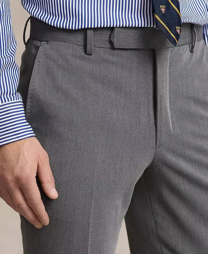 Translation missing: en.Polo Ralph Lauren Dress Pants Men's 38x30 Light Grey Twill Cuffed Hems