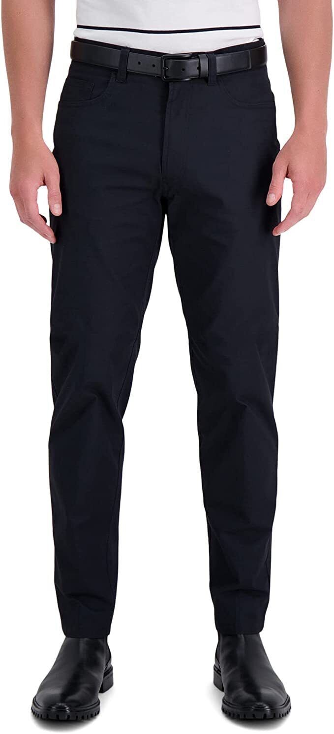 Translation missing: en.Kenneth Cole Reaction Men's Slim-Fit Techni-Cole Canvas Pants in Black-32x32