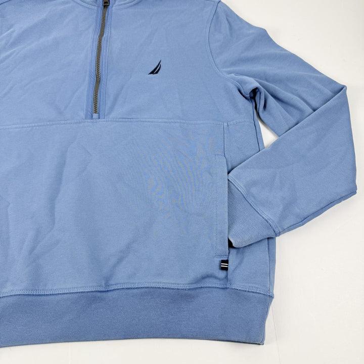Translation missing: en.Nautica Men's Long Sleeve Half-Zip Sweatshirt Size Small Blue Classic Fit