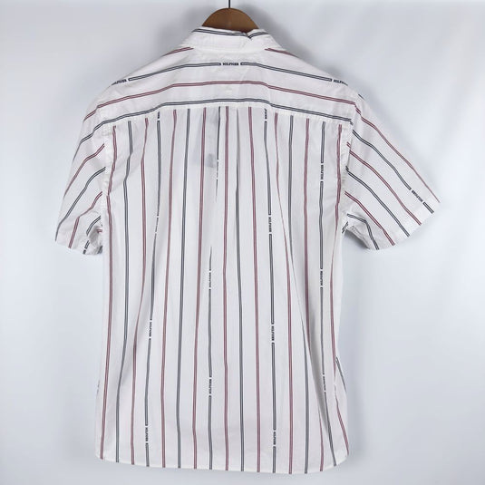Translation missing: en.Tommy Hilfiger Button-Up Shirt Men's Size 2XL Double-Stripe Ancient White
