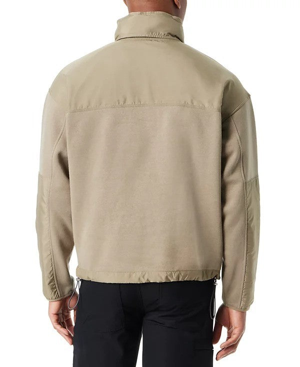Translation missing: en.Bass Outdoor Sweatshirt Men's Size 2XL Green Reg-Fit Convertible Hood 1/4-Zip