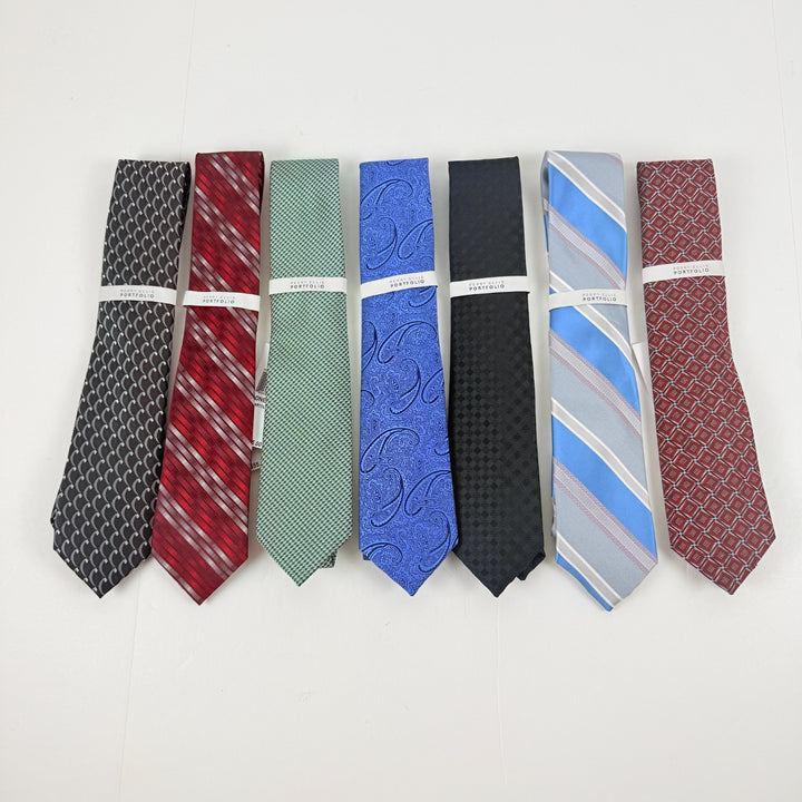 Translation missing: en.Perry Ellis Mens Premium Lot of 5 Ties Polyester Buy 5 get 2 Free Multicolor-O/S