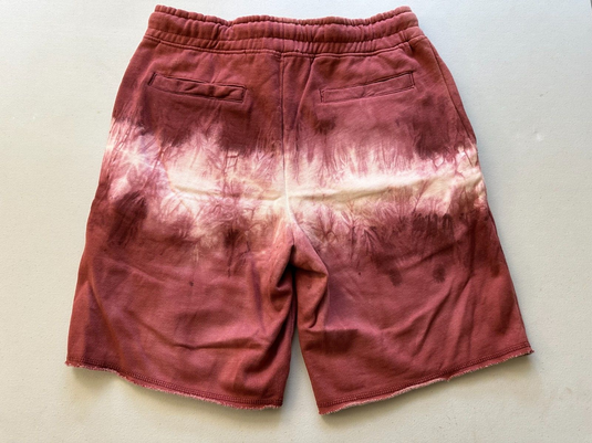 Translation missing: en.Sun + Stone Men's Regular-Fit Garment-Dyed 8" Fleece Shorts Apple Butter-Small