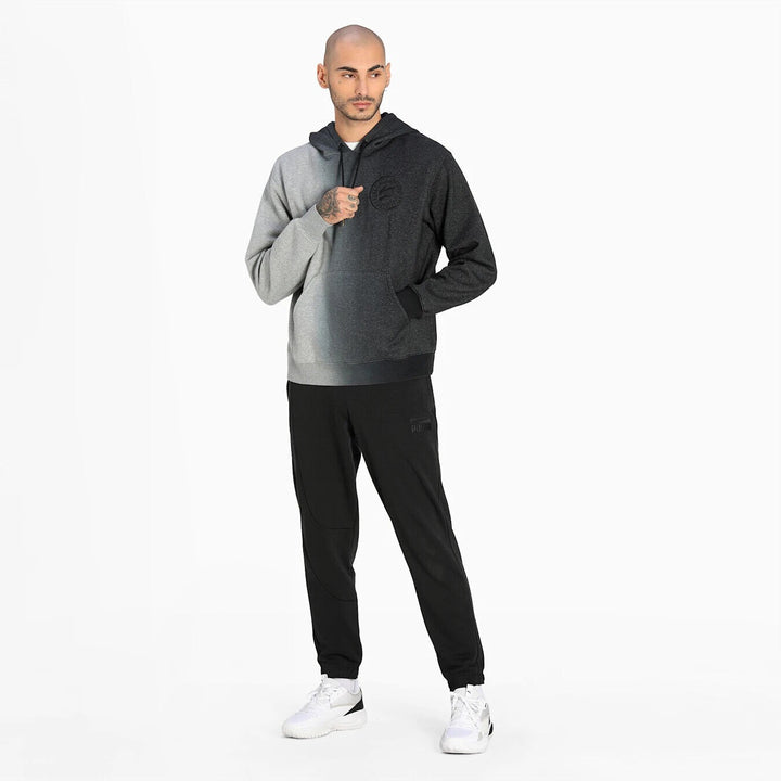 Translation missing: en.PUMA Men's First Pick Basketball Hoodie in Black-Size Large