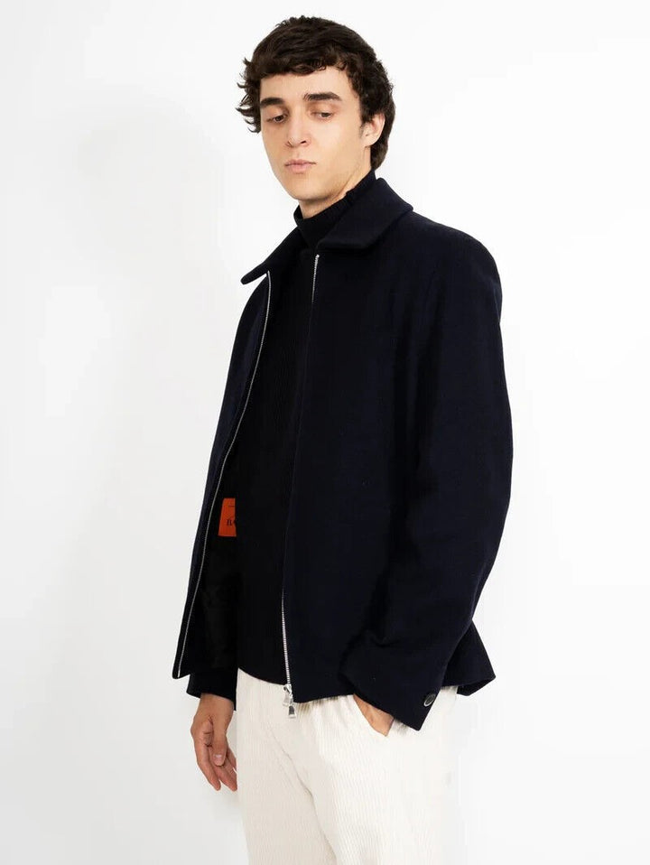 Translation missing: en.Barena Men's Capospalla Gafaro Laner Woven Wool Blend Jacket Navy-IT48 US 38