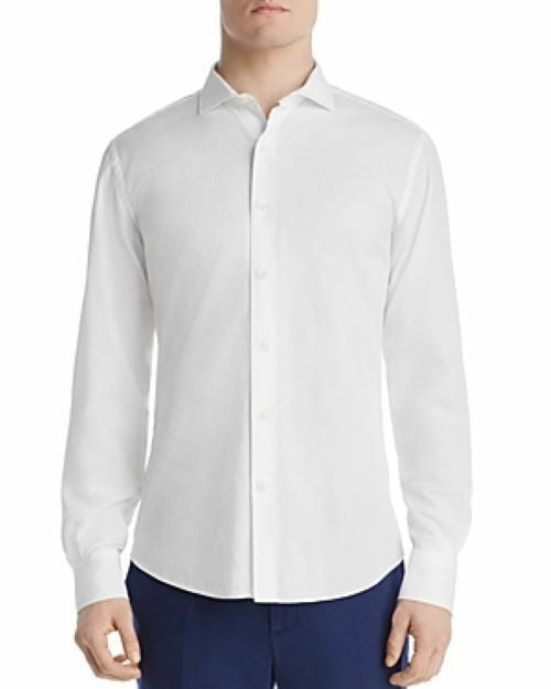 Translation missing: en.Dylan Gray All Cotton Classic Fit Poplin Shirt White-Size Small