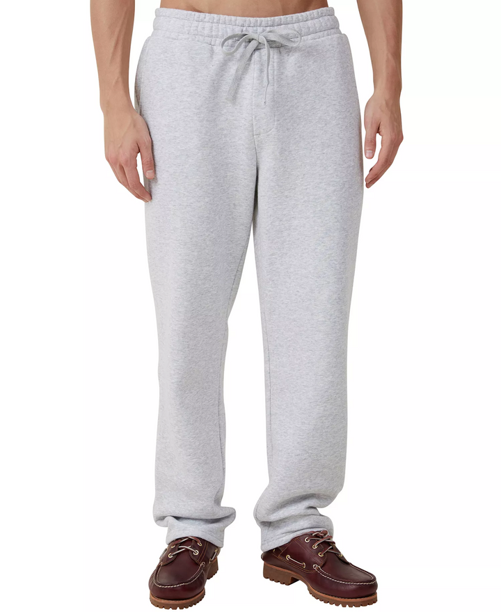 Translation missing: en.Cotton On Men's Relaxed Track Pants Size Large Gray Marle Elastic Waist Pockets