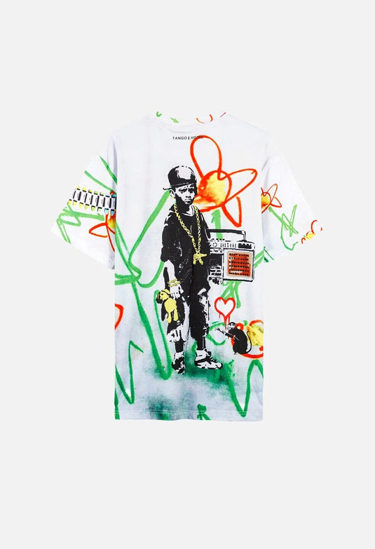 Translation missing: en.Tango Hotel Men's Brandalised Boy With A Teddy All Over Print Multi-Size Small