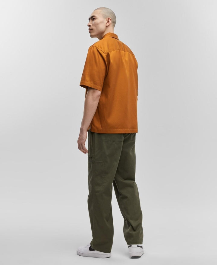 Translation missing: en.Mode of One Men's Relaxed-Fit Button-Down Shirt  Pecan Roast Brown-Medium