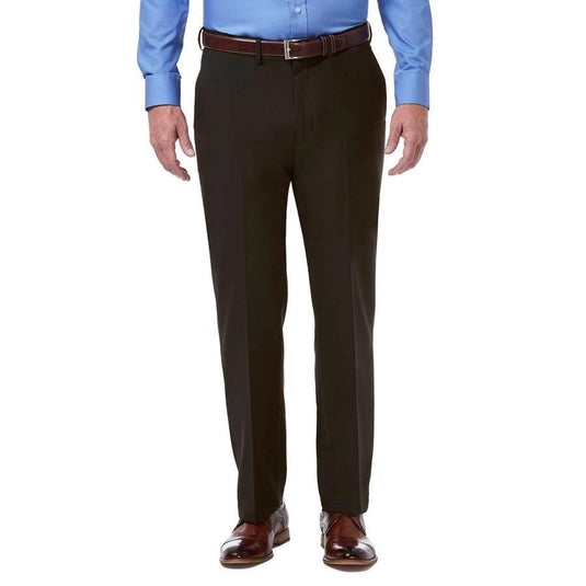 Translation missing: en.Haggar Men's Premium Comfort Stretch Classic-Fit Dress Pants Chocolate-38x32