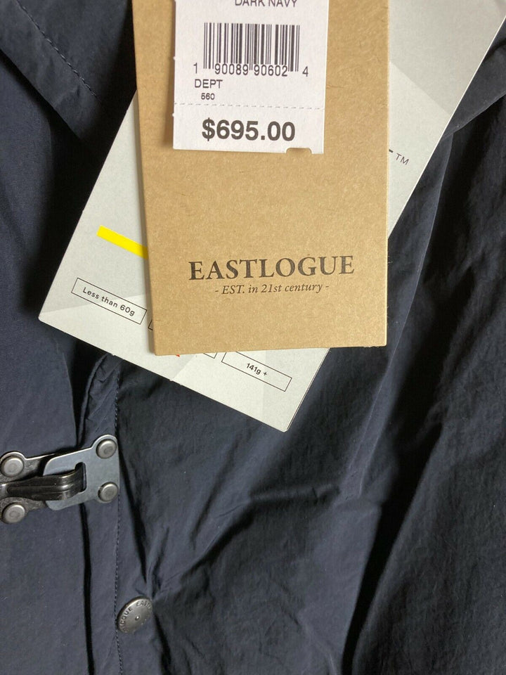 Translation missing: en.Eastlogue Men's Officer Coat in Dark Navy-Size Large