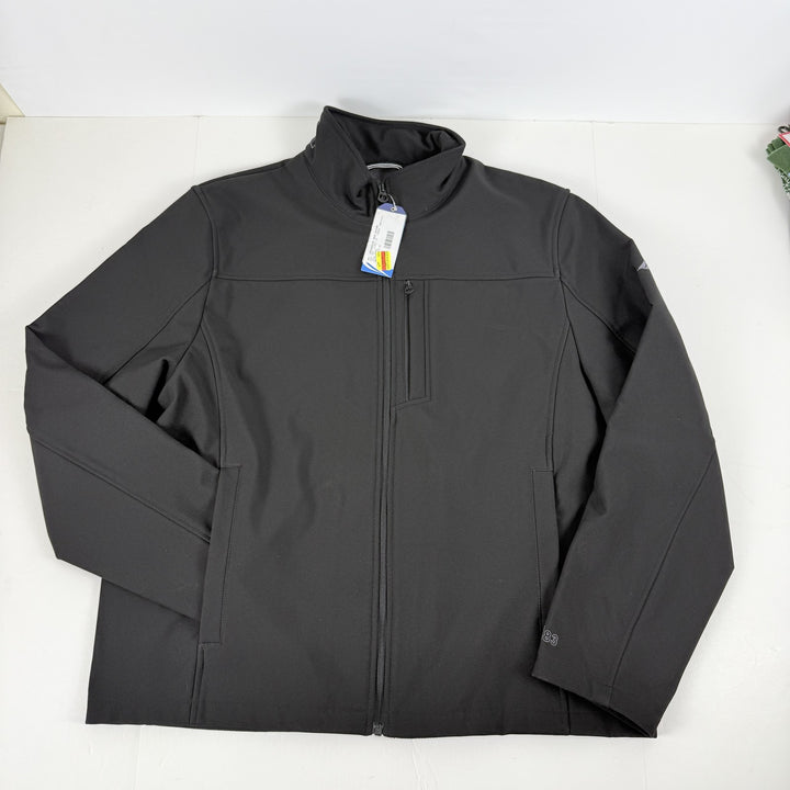 Translation missing: en.Nautica  Men's Flight Jacket Black Water &amp; Wind Resist Stretch Full Zip-XL