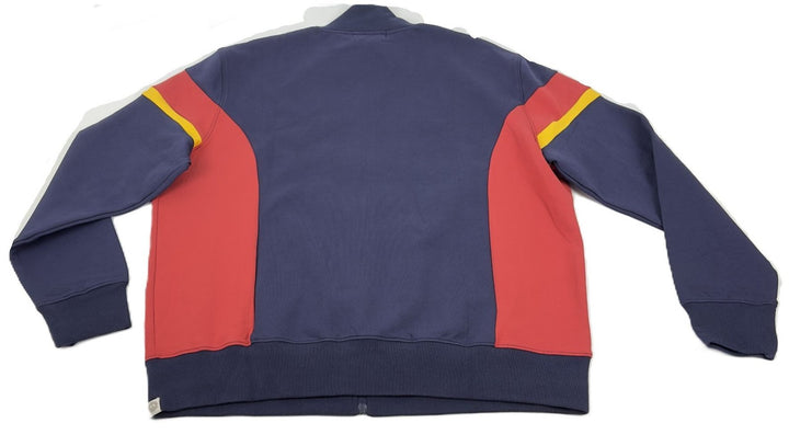 Translation missing: en.AGTAWH Flower Peace Neoprene Track Jacket Men's Small Navy Cotton Blend
