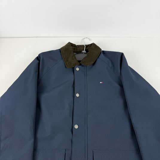 Translation missing: en.Tommy Hilfiger Men's Barn Corduroy-Collar Long-Sleeve Jacket Navy-Large