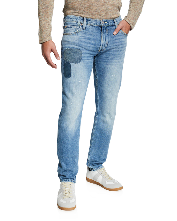 Translation missing: en.7 for All Mankind the Stacked Skinny Jeans in Saturday Afternoon Blue-29/34