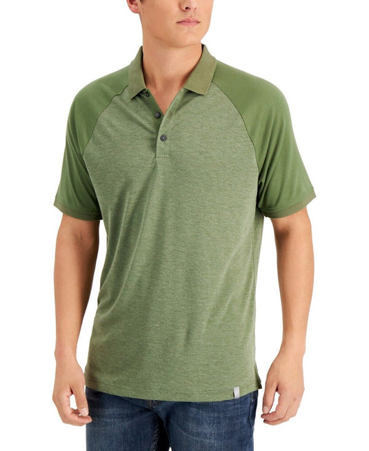 Translation missing: en.Alfani Men's AlfaTech Polo Shirt in Olivine OPD-2XL
