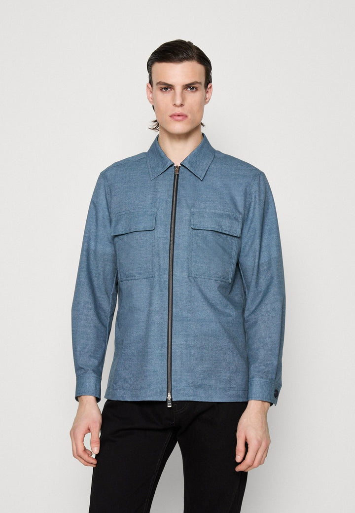 Translation missing: en.BOSS Mens Carperos Lightweight Summer Jacket Bright Blue-44R