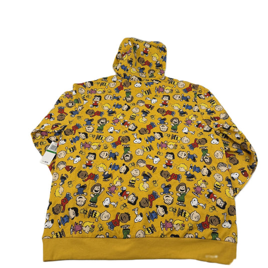 Translation missing: en.Hybrid Mens Peanuts Charlie Brown &amp; Friends Regular-Fit Fleece Hoodie Gold-Large