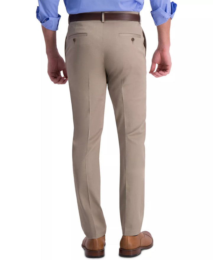 Translation missing: en.Haggar Men's Iron Free Premium Khaki Slim-Fit Flat-Front Pant Med Khaki-36x30